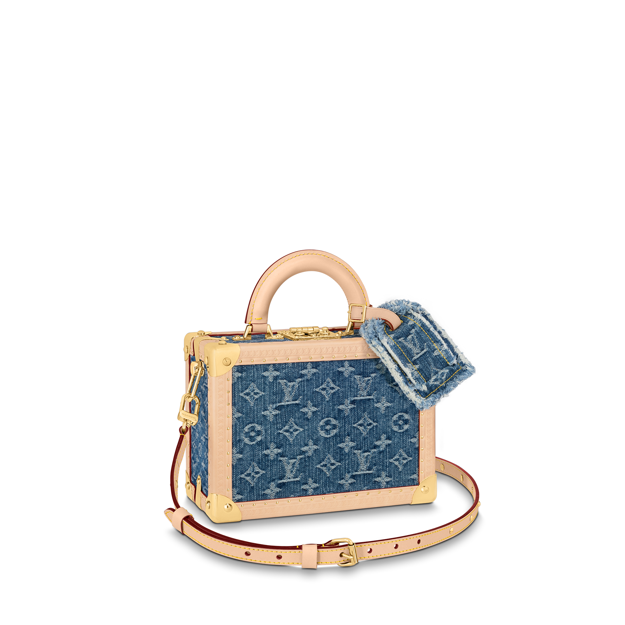 Sac louis vuitton denim sale bleu